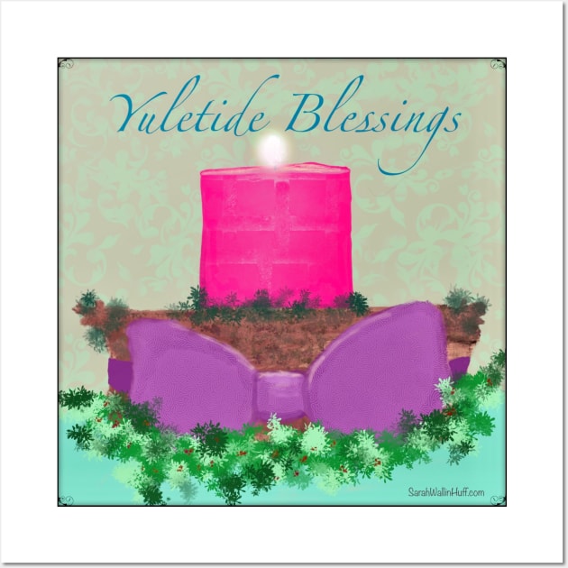 Yuletide Blessings Wall Art by sjwallin